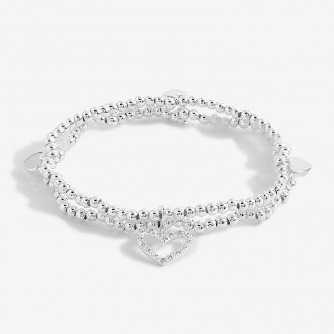 Lila Heart Layered Bracelet 5915Joma Jewellery5915