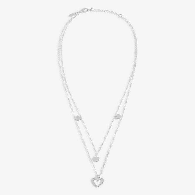 Lila Heart Layered Necklace 5914Joma Jewellery5914