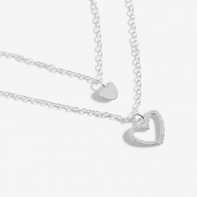 Lila Heart Layered Necklace 5914Joma Jewellery5914