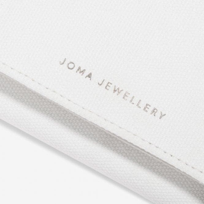 Linen Jewellery Roll Off White 38cm X 11cm X 12.5cm Jewellery Roll 7356Joma Jewellery7356