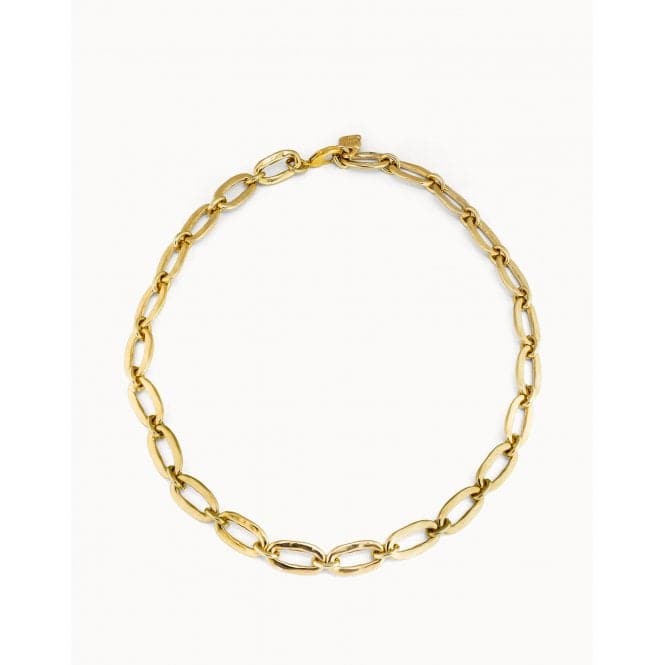 Link Golden Metal NecklaceUNOde50COL0729ORO0000U