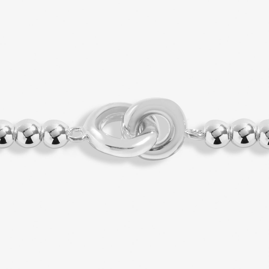 Linked Circles Silver Plated 23cm Anklet 8627Joma Jewellery8627