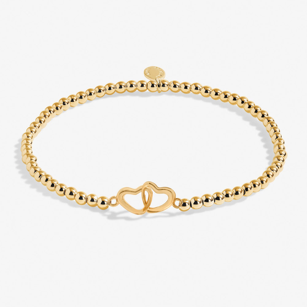 Linked Heart Gold Plated 23cm Anklet 8628Joma Jewellery8628