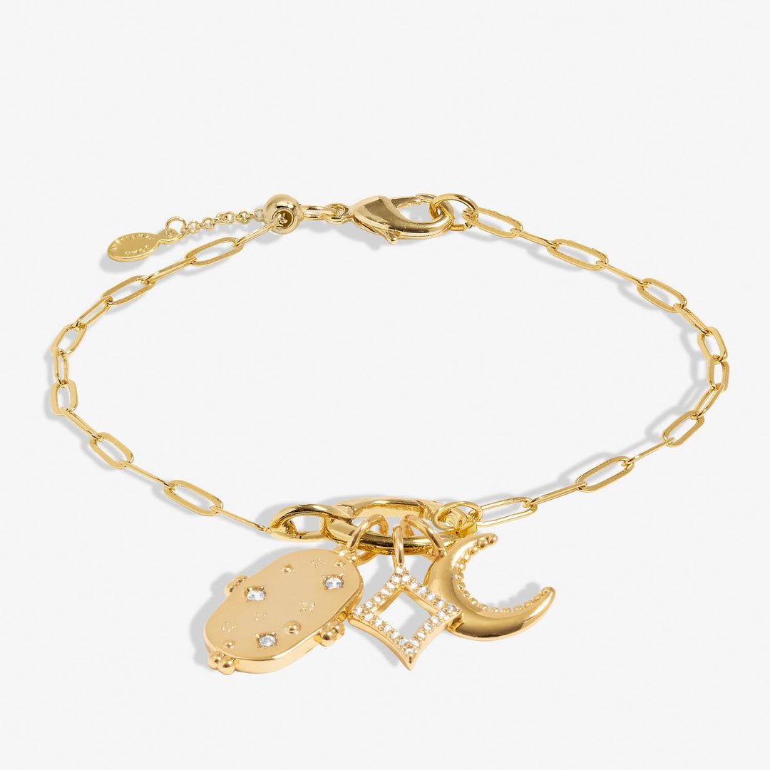 Little Links Oval Clasp Celestial Charms Gold Plated Bracelet 7539Joma Jewellery7539