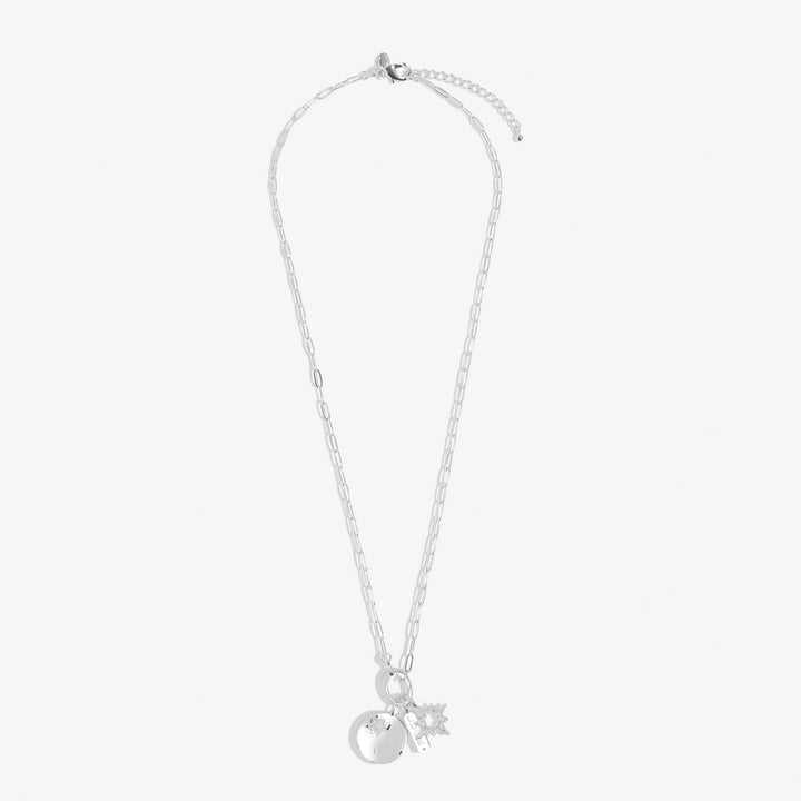 Little Links Oval Clasp Luck Charms Silver Plated Necklace 7549Joma Jewellery7549