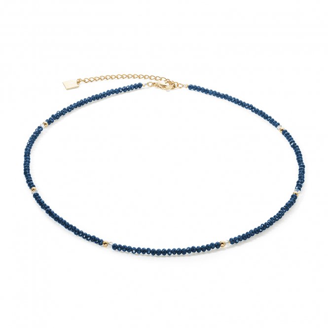 Little Twinkle Gold - Dark Blue Necklace 2033/10 - 0721Coeur De Lion2033/10 - 0721