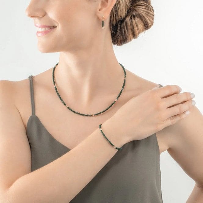 Little Twinkle Gold - Dark Green Bracelet 2033/30 - 0521Coeur De Lion2033/30 - 0521