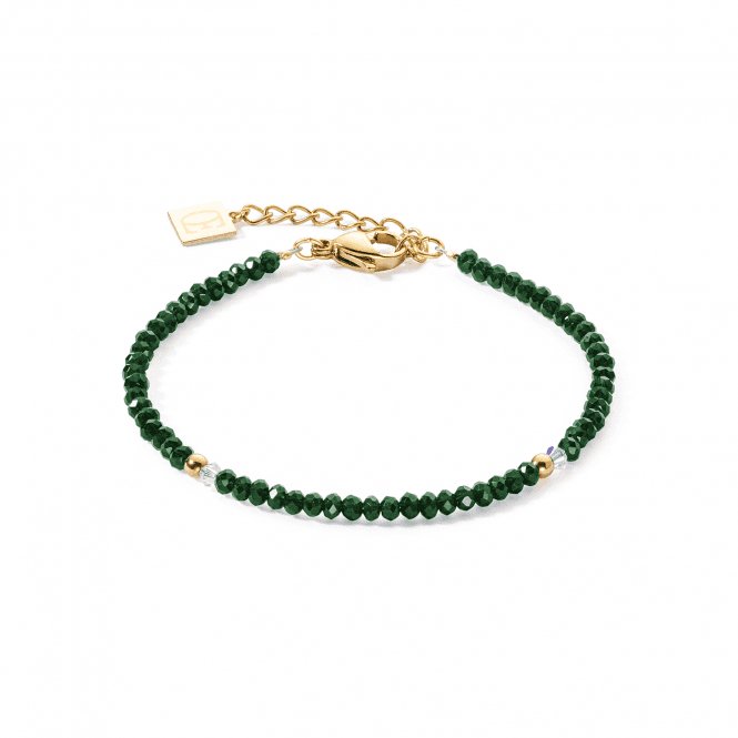 Little Twinkle Gold - Dark Green Bracelet 2033/30 - 0521Coeur De Lion2033/30 - 0521