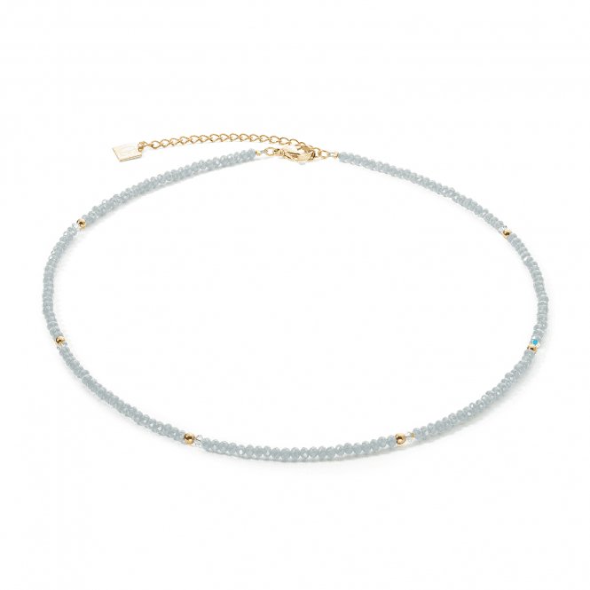 Little Twinkle Gold - Ice Blue Necklace 2033/10 - 0730Coeur De Lion2033/10 - 0730