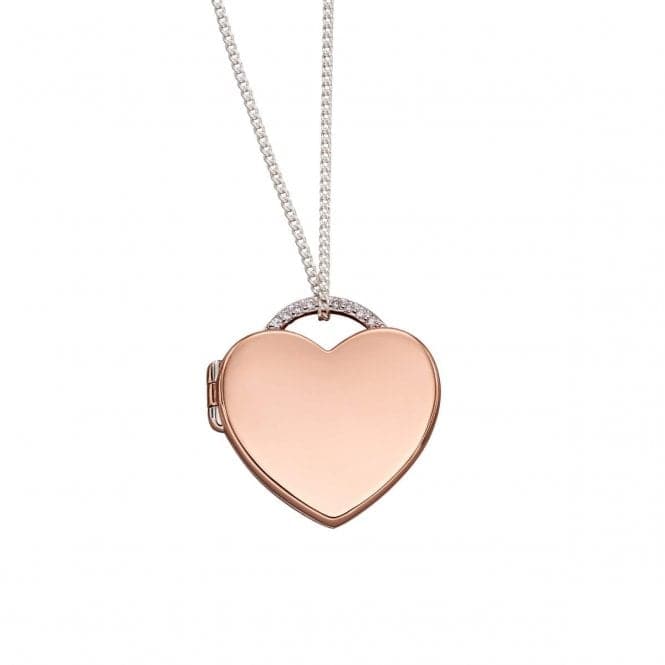 Locket Heart Cubic Zirconia Pendant P4795CFiorelli SilverP4795C