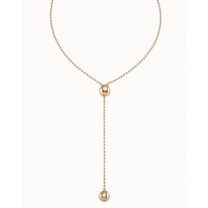 Lonely Planet Golden Metal NecklaceUNOde50COL1416ORO0000U