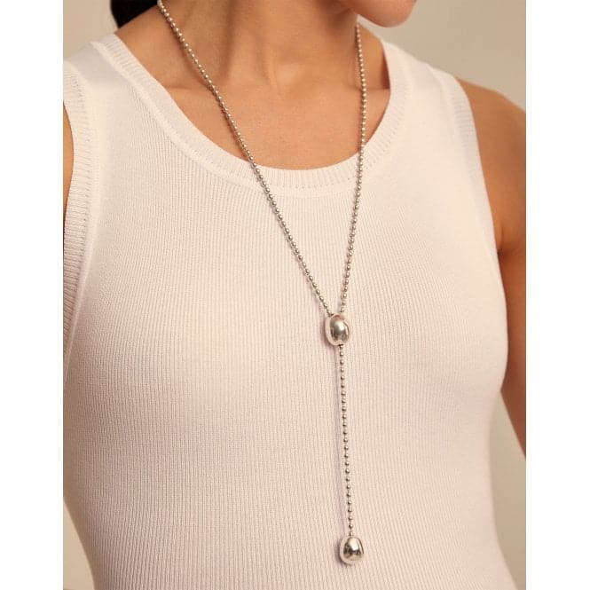 Lonely Planet Silver Metal NecklaceUNOde50COL1416MTL0000U