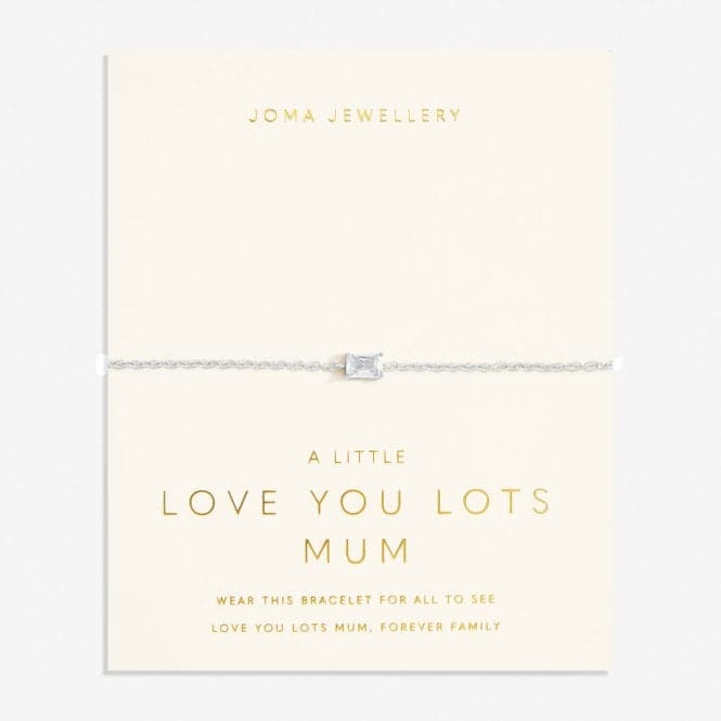 Love From Your Little Ones Love You Lots Mum Silver Plated Bracelet 7305Joma Jewellery7305