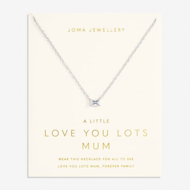 Love From Your Little Ones Love You Lots Mum Silver Plated Necklace 7304Joma Jewellery7304