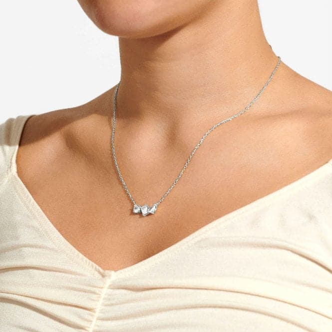 Love From Your Little Ones three Silver Plated 46cm + 5cm   Necklace 7300Joma Jewellery7300