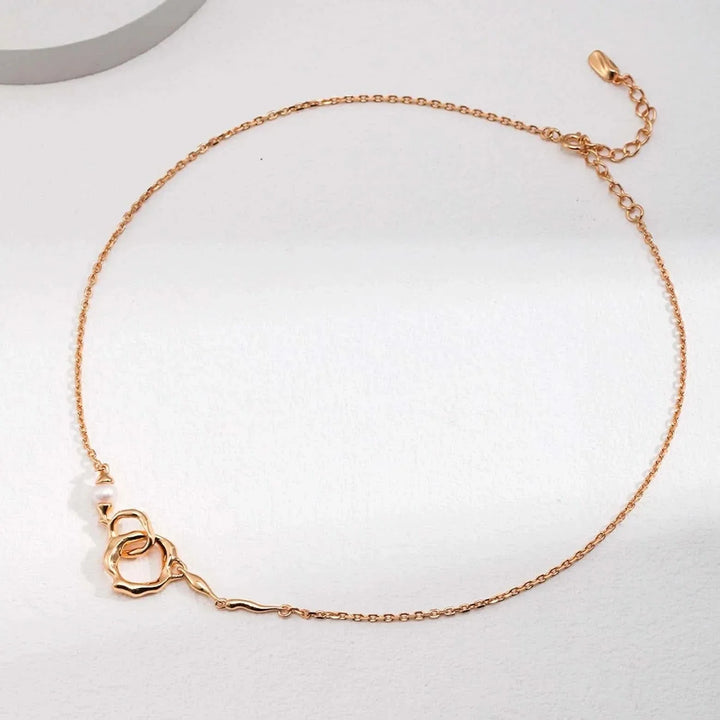 Love Link White Pearl Necklace