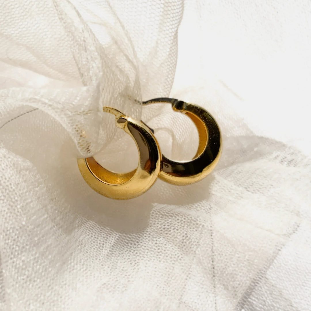 Love Local Anna Chunky Hoops 1,2cmLove Local JewelleryER1815 - S