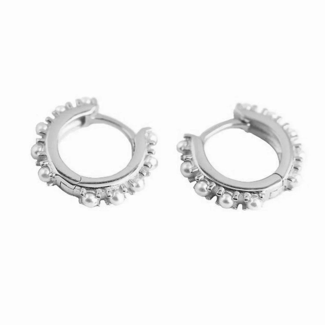 Love Local Brooke Pearl Hoops 1,3cmLove Local JewelleryER2604 - s