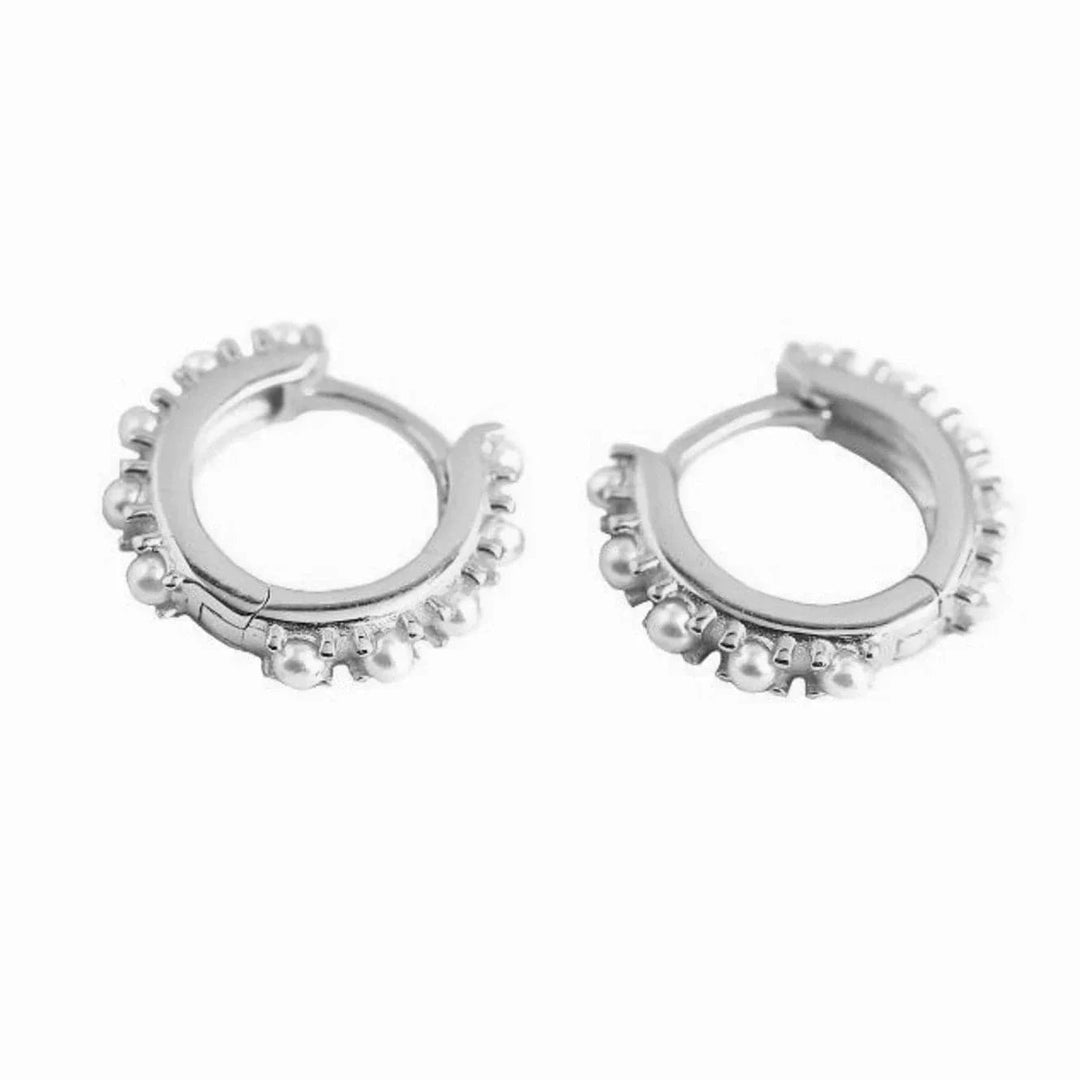 Love Local Brooke Pearl Hoops 1,3cmLove Local JewelleryER2603 - g