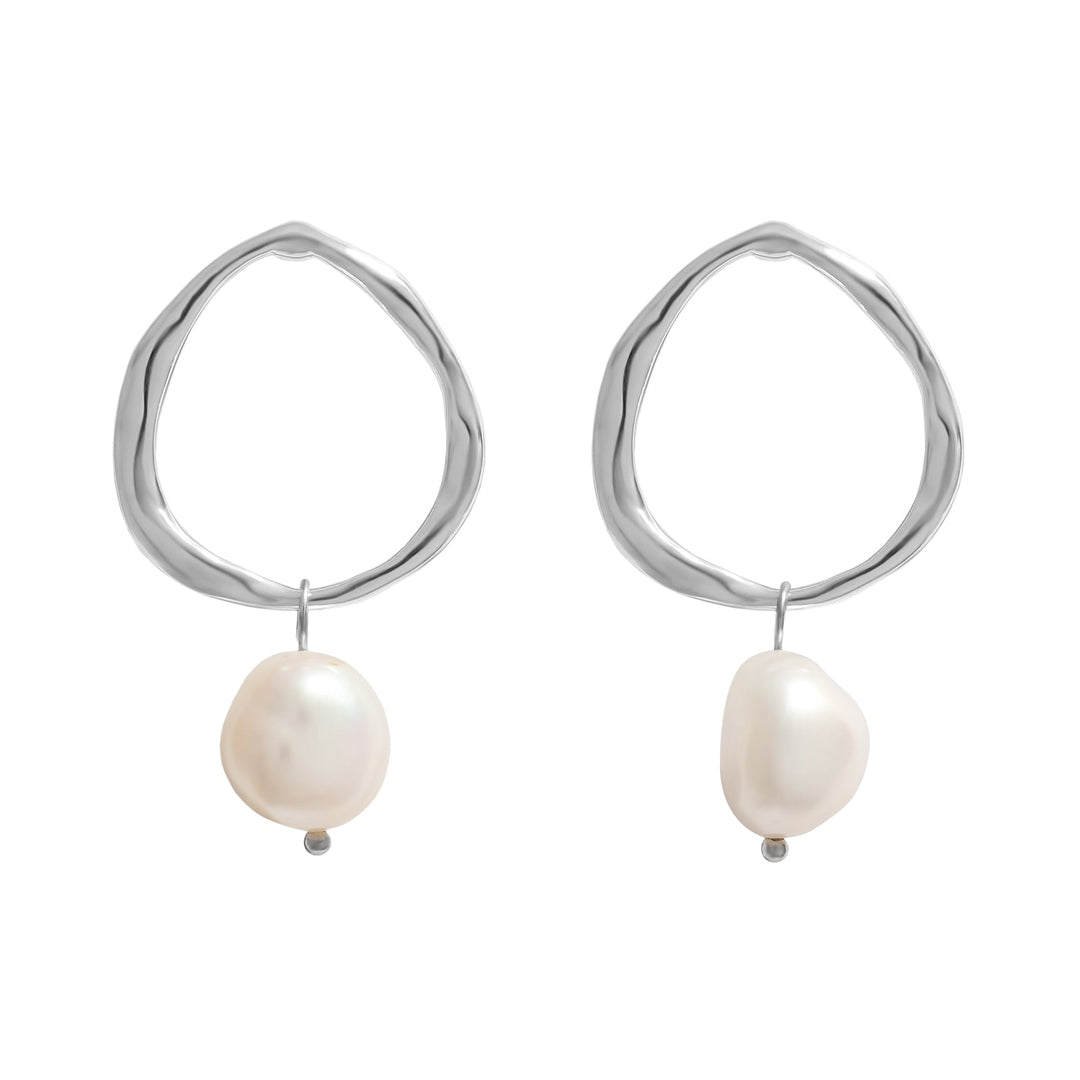 Love Local Fiji Pearl Hoops 2,2cmLove Local JewelleryER1410 - S