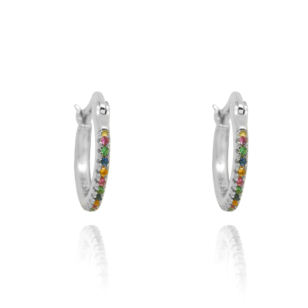 Love Local Frida Rainbow Hoops 1,3cmLove Local JewelleryER1819 - G