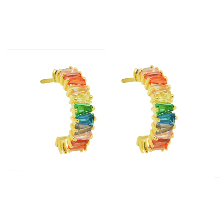 Love Local Kylie Rainbow Hoops 1.4cmLove Local JewelleryER0101 - G