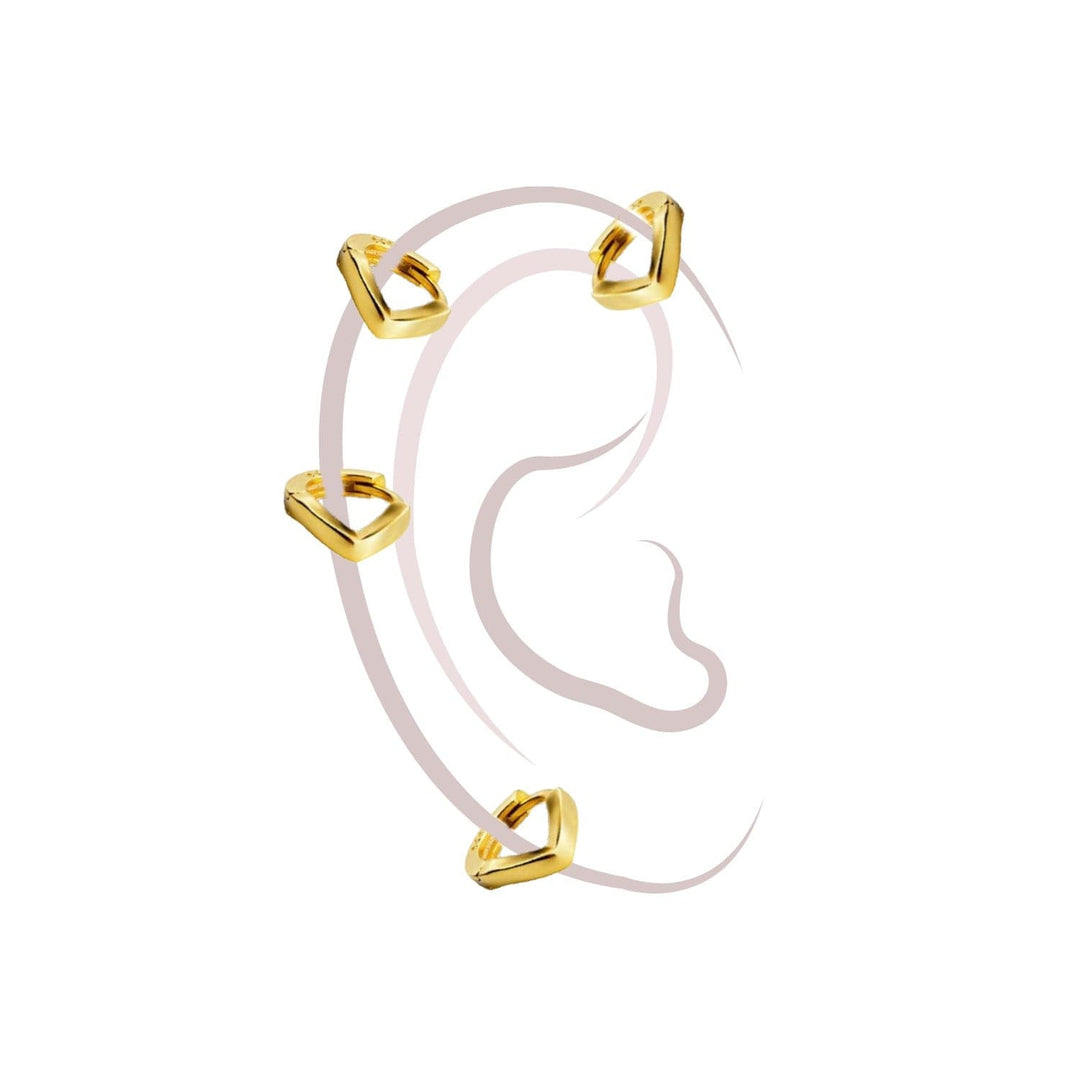 Love Local Lily Helix HoopLove Local JewelleryER1806 - G