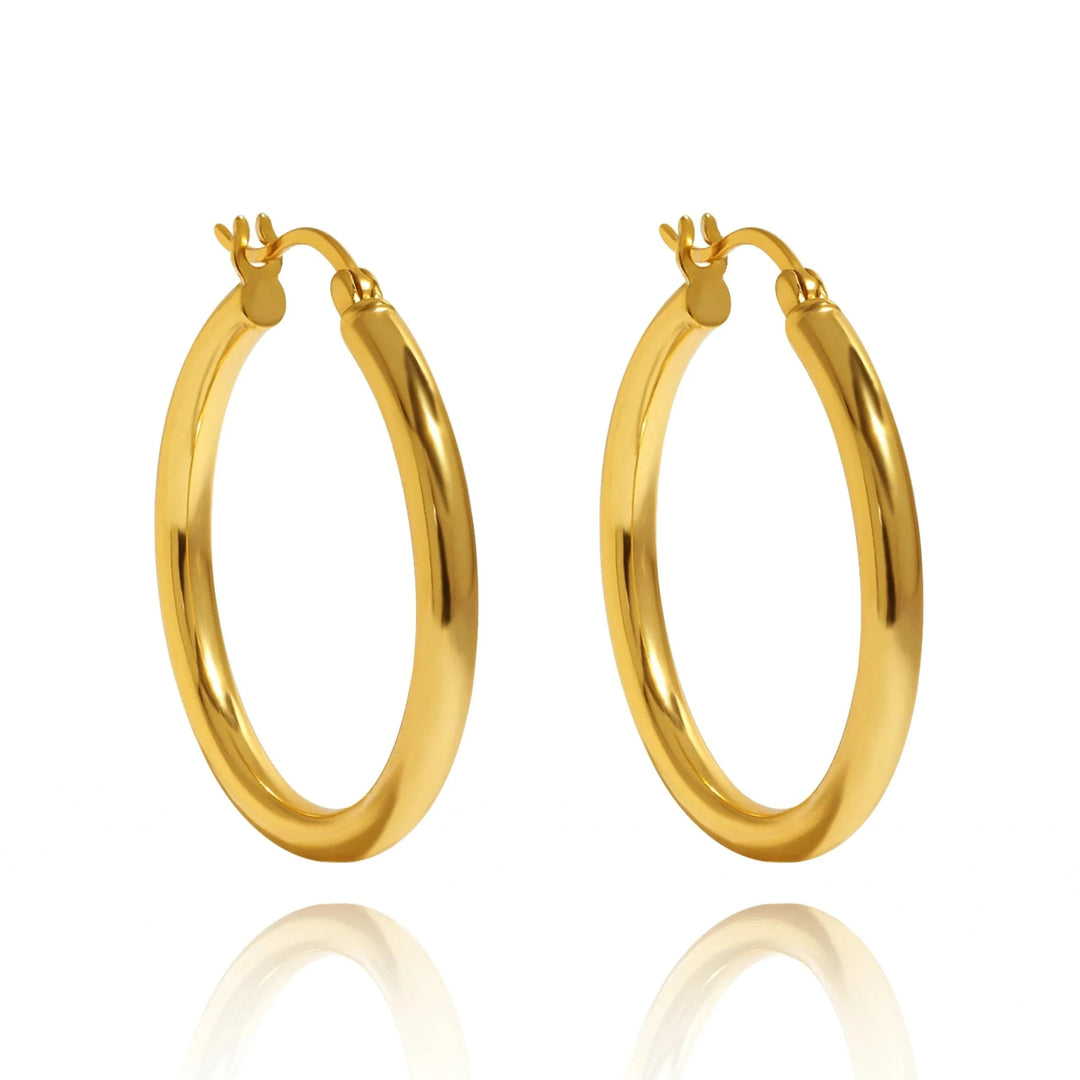 Love Local Liora Hoops 3cmLove Local JewelleryER1509 - G