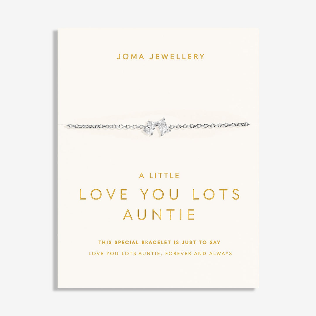 Love You Lots Love You Auntie Silver Plated Bracelet 7700Joma Jewellery7700