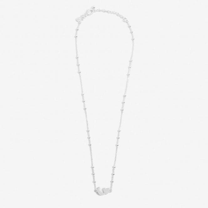 Love You To the Moon Back Silver Plated 46cm + 5cm Necklace 6731Joma Jewellery6731