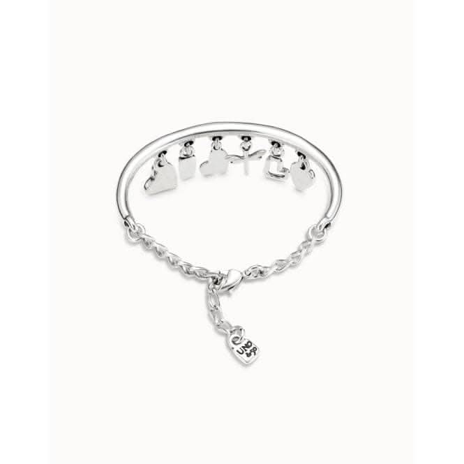 Lovekeys Red Metal Faceted Crystal BraceletUNOde50PUL2196MTL0000M