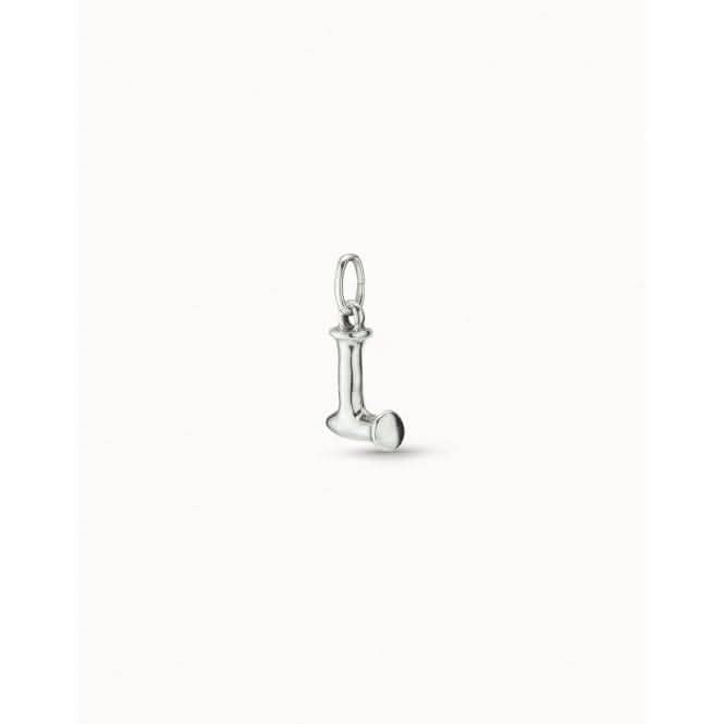 Gimme A Letter L Silver Metal Charm CHA0038MTL0000U