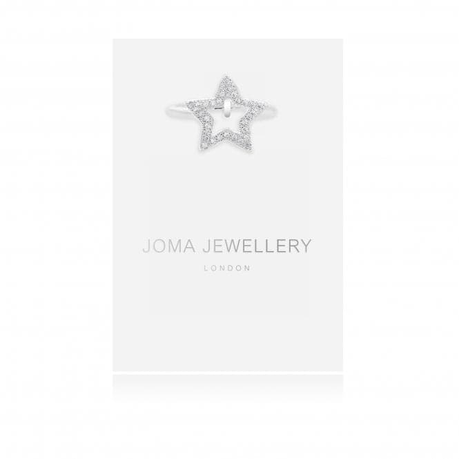 Lucia Lustre Star Organic Pave Ring 4811Joma Jewellery4811