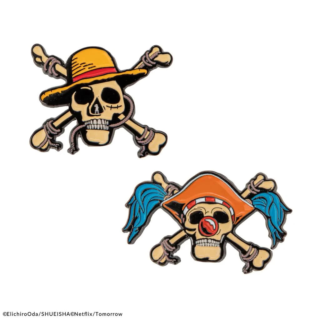 One Piece Pin Set Of 2 Luffy & Buggy CR3292