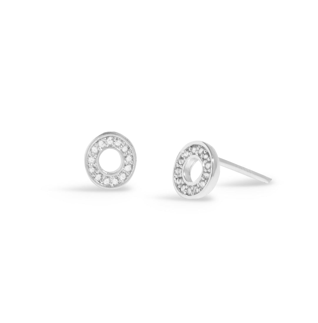 Lumia Circles Silver Plated Earrings 8652Joma Jewellery8652