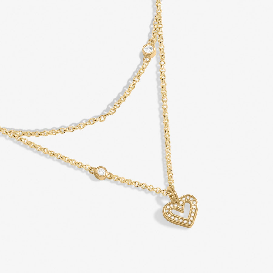 Lumia Heart Gold Plated Necklace 8636Joma Jewellery8636