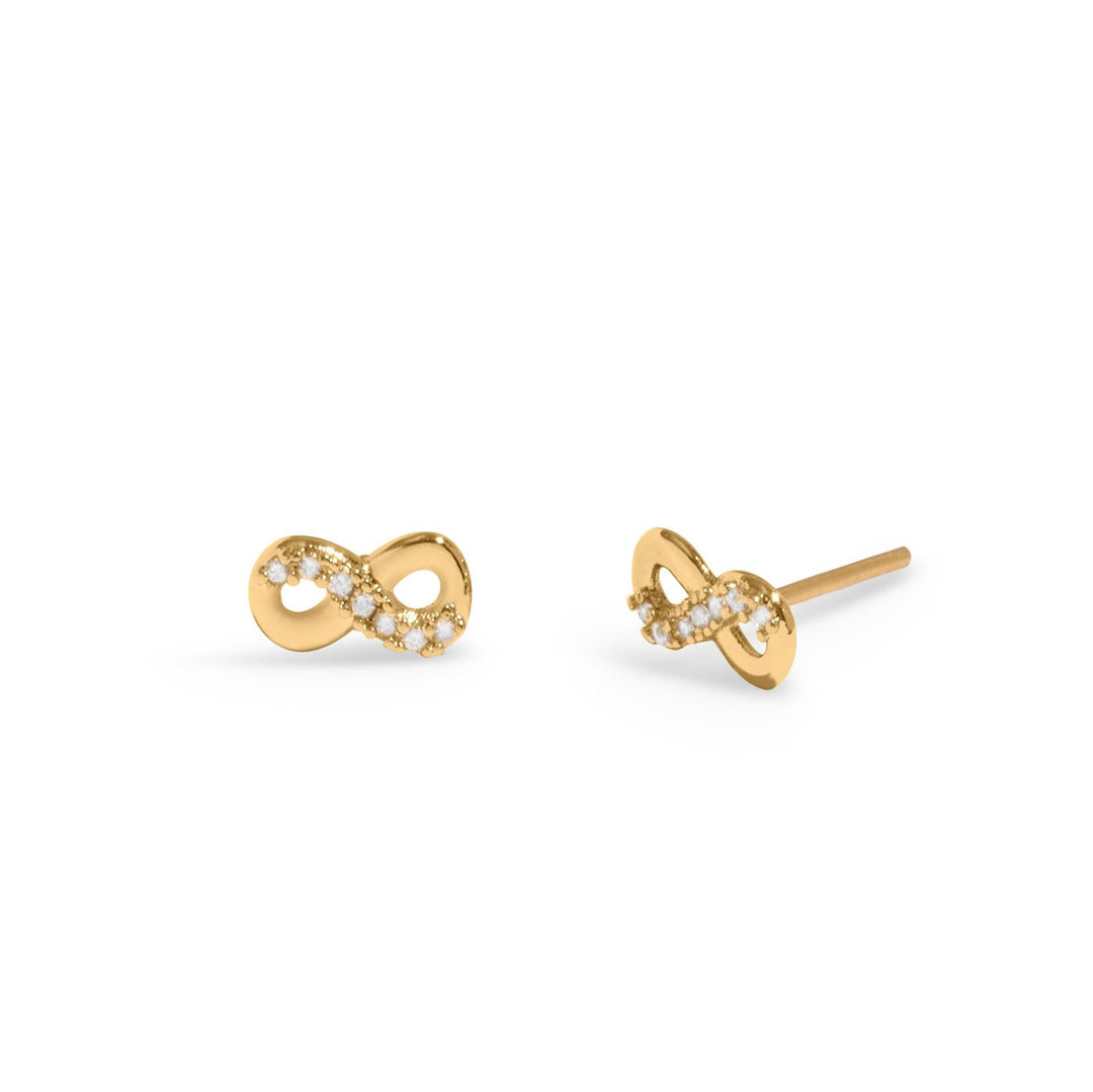 Lumia Infinity Gold Plated Earrings 8647Joma Jewellery8647