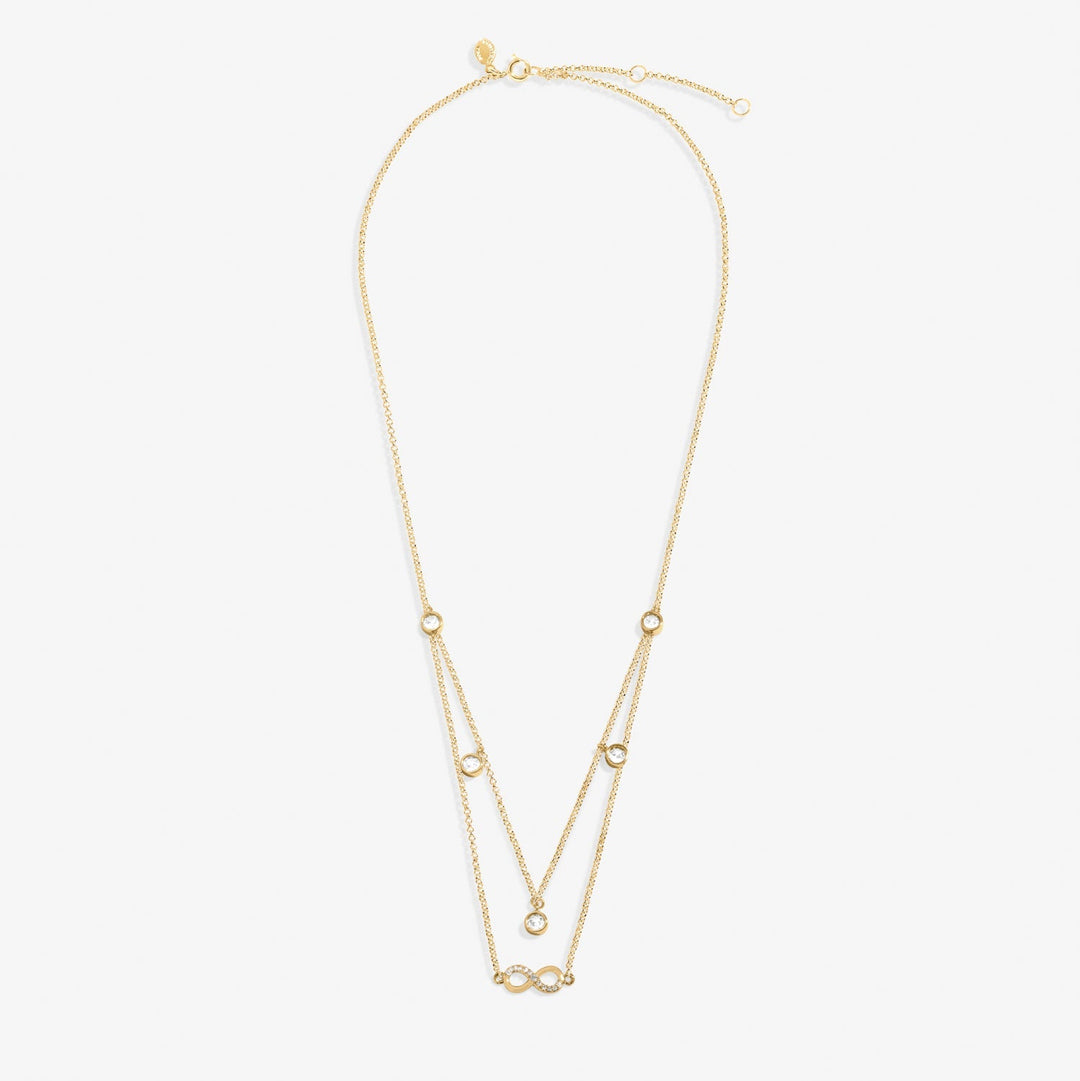 Lumia Infinity Gold Plated Necklace 8635Joma Jewellery8635