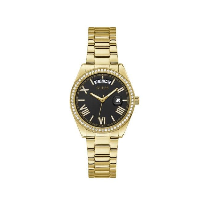 Luna Ladies Dress Gold Stainless Steel Watch GW0307L2Guess WatchesGW0307L2