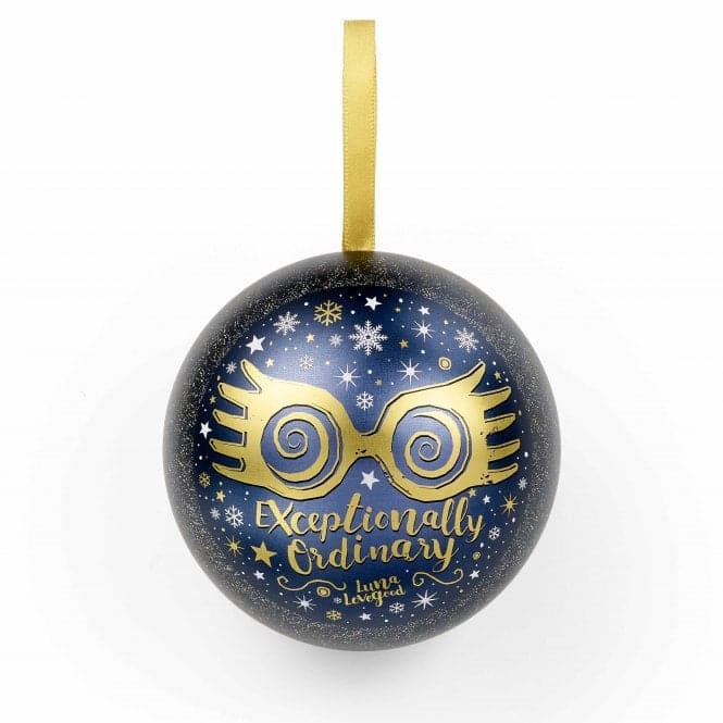 Luna Lovegood Glasses Christmas Gift Bauble & NecklaceHarry PotterHPCB0256