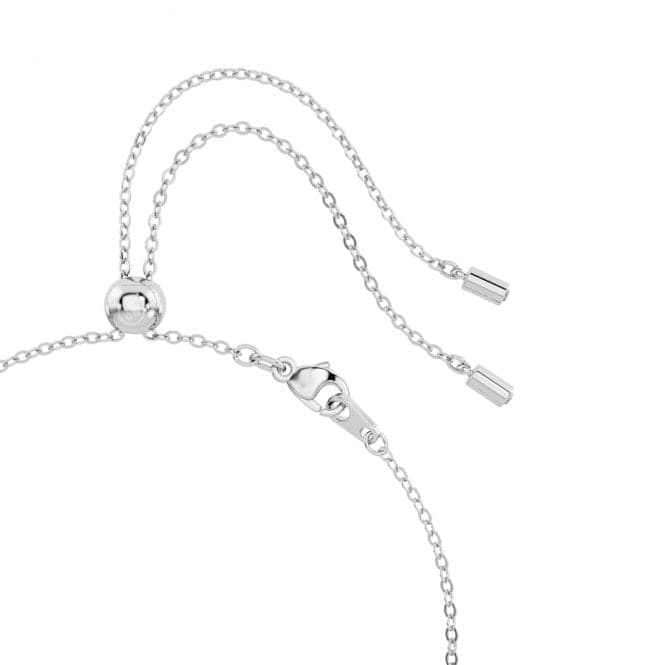 Luna Rhodium Plated White Moon Choker 5666178Swarovski5666178