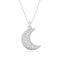 Luna White Rhodium Plated Moon Pendant 5666181Swarovski5666181