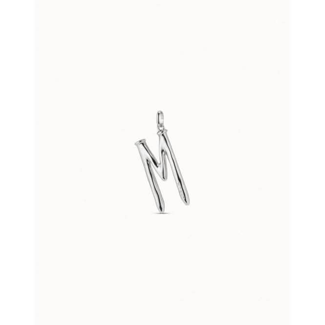 Gimme A Letter M Large Silver Metal Charm CHA0013MTL0000U