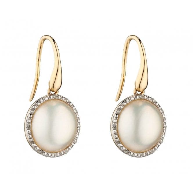 Mabe Pearl And Diamond Earrings GE2287WElements GoldGE2287W