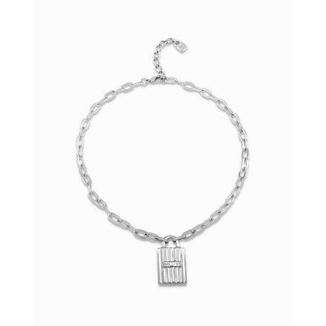 Magic Key Silver Metal NecklaceUNOde50COL1795MTL0000U