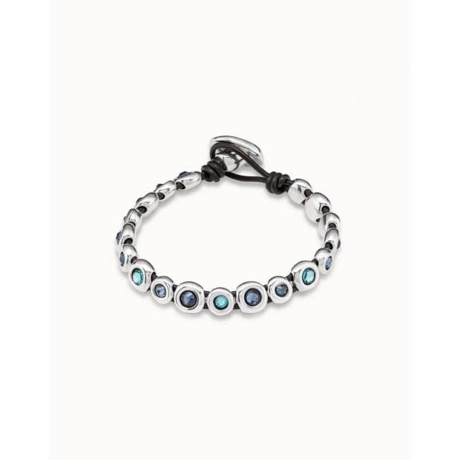 Magic Touch Blue Faceted Crystal BraceletUNOde50PUL2038AZUMTL0M