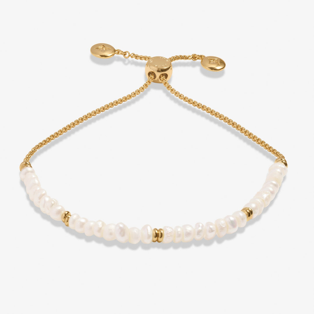 Manifestones Pearl Gold Plated Bracelet 7452Joma Jewellery7452