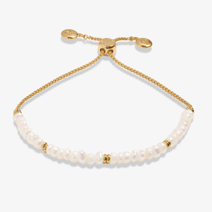 Manifestones Pearl Gold Plated Bracelet 7452Joma Jewellery7452