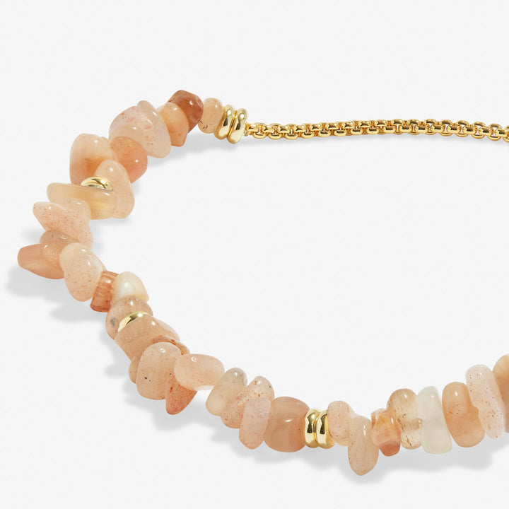 Manifestones Sunstone Gold Plated Bracelet 7448Joma Jewellery7448