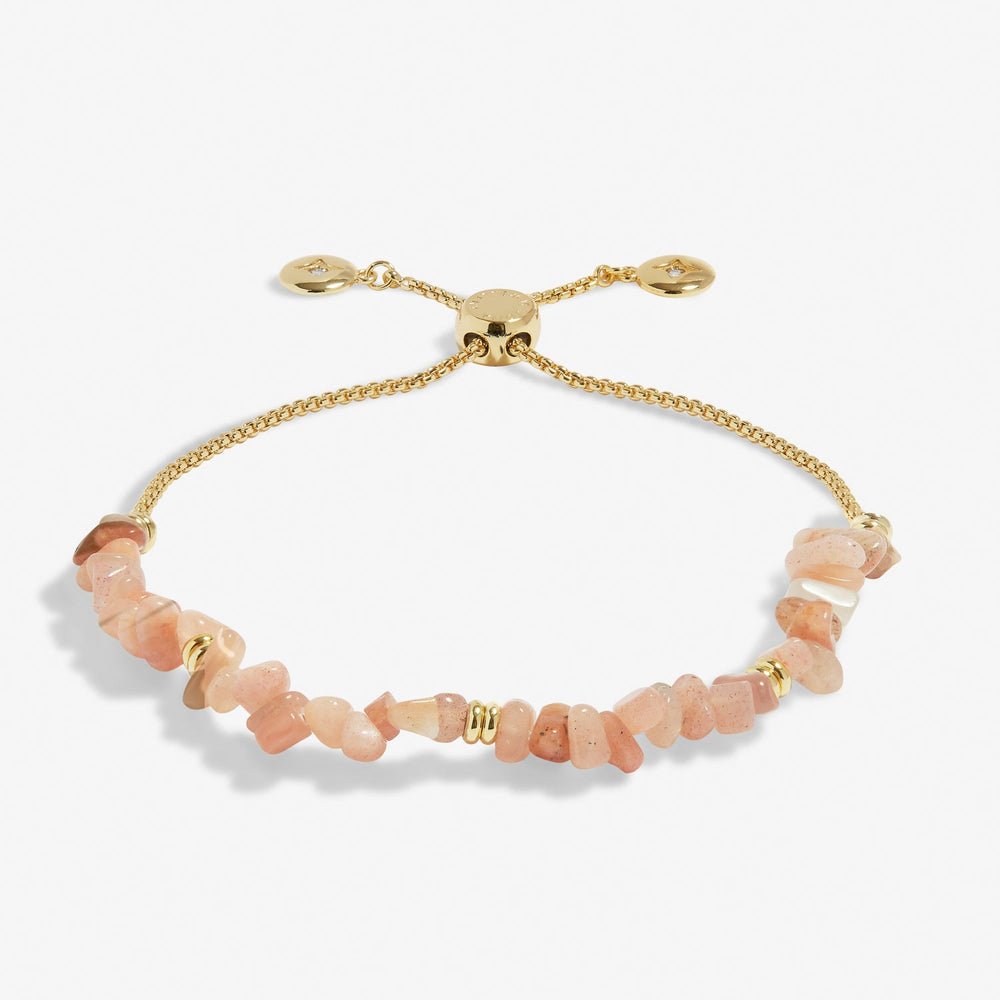 Manifestones Sunstone Gold Plated Bracelet 7448Joma Jewellery7448